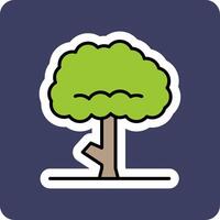 icono de vector de árbol