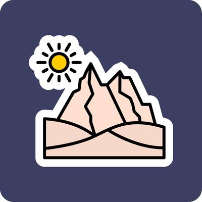 Desert Vector Icon