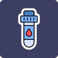 icono de vector de prueba de sangre