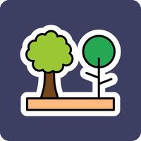 icono de vector de árbol