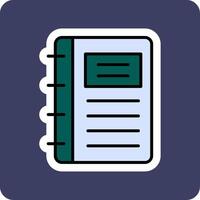 Notebook Vector Icon