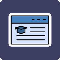 Online Education Vector Icon