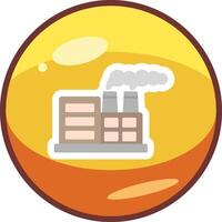 Nuclear Plant Vector Icon