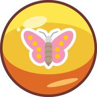 icono de vector de mariposa
