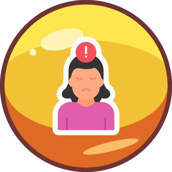 pánico vector icono