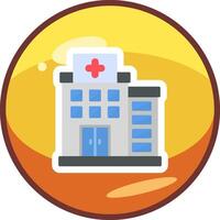 icono de vector de hospital