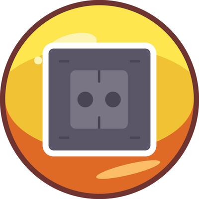 Electric Socket Vector Icon