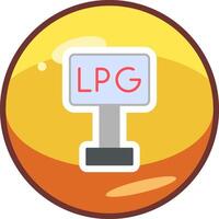 Liquefied Petroleum Gas Vector Icon