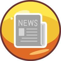 Newspaper Vector Icon