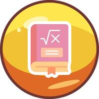 Maths Book Vector Icon