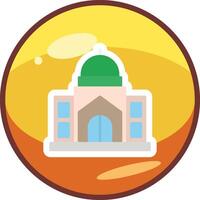 icono de vector de mezquita