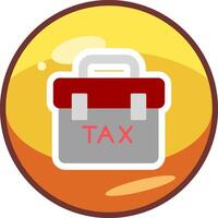 Tax Portfolio Vector Icon