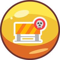 Danger Ahead Vector Icon