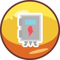 High Voltage Box Vector Icon