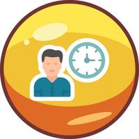 Work Time Vector Icon