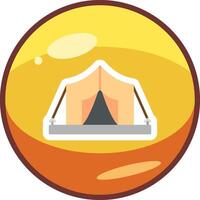 Tent Vector Icon