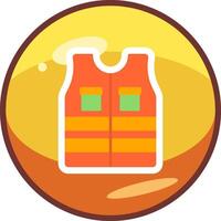 Safety Jacket Vector Icon