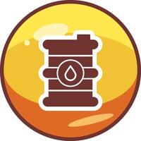 Oil Barrel Vector Icon