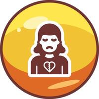 Broken Heart Vector Icon
