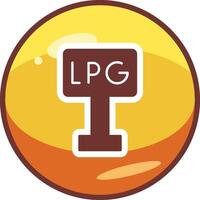 Liquefied Petroleum Gas Vector Icon