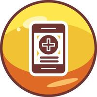 Online Health Insurance Vector Icon