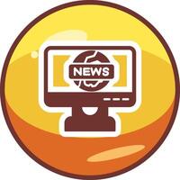 News Report Vector Icon