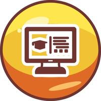 Online Education Vector Icon