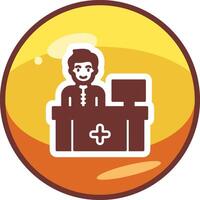 Receptionist Vector Icon