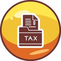 Tax Folder Vector Icon