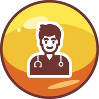 icono de vector de doctor