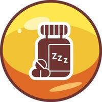 Sleeping Pills Vector Icon