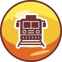 icono de vector de tren