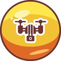 icono de vector de dron