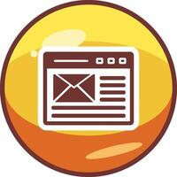 icono de vector de correo electrónico