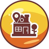 Home Location Vector Icon