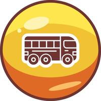 icono de vector de bus