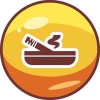 Ashtray Vector Icon