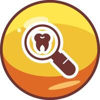 Dental checkup Vector Icon