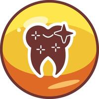 Healthy Clean Tooth Vector Icon