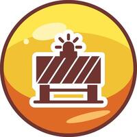 Road Barrier Vector Icon