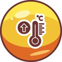 High Temperature Vector Icon