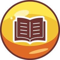 Open Book Vector Icon