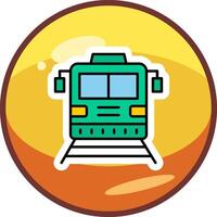 icono de vector de tren