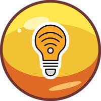 Smart Bulb Vector Icon