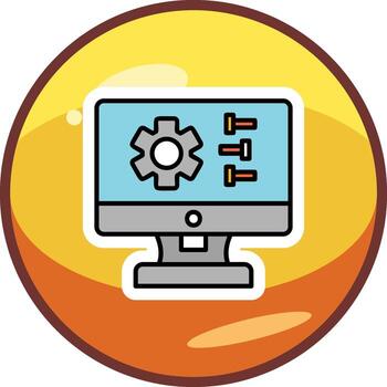 icono de vector de configuración