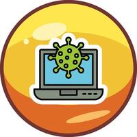 Virus Attack Vector Icon