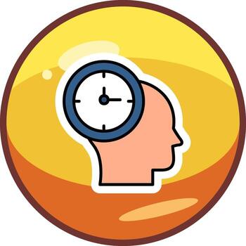icono de vector de reloj