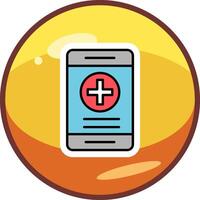 Online Health Insurance Vector Icon