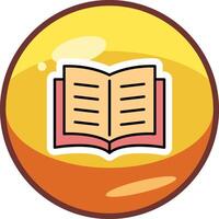 Open Book Vector Icon