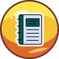 Notebook Vector Icon